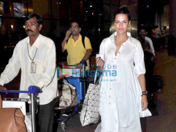 Huma Qureshi, Neha Dhupia, Abhay Deol & Kabir Khan arrive from Spain
