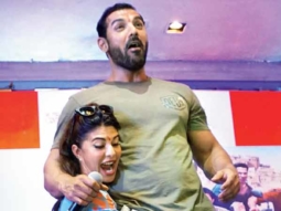 Jacqueline Fernandez strained her back while lifting John Abraham