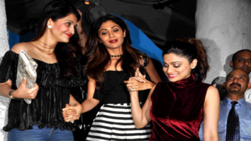 Shilpa Shetty & Shamita Shetty snapped post dinner at Olive