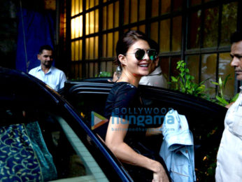 Jacqueline Fernandez snapped post 'Dishoom' promotions