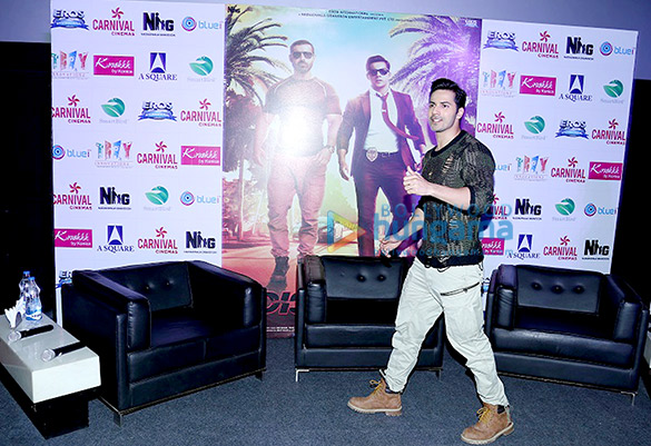 john varun jacqueline promote dishoom 7