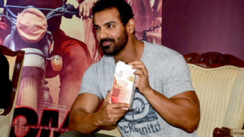 John Abraham snapped at ‘Dishoom’ promotions in Mumbai