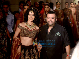 Kangna Ranaut walks the ramp for Manav Gangwani at the India Couture Week 2016