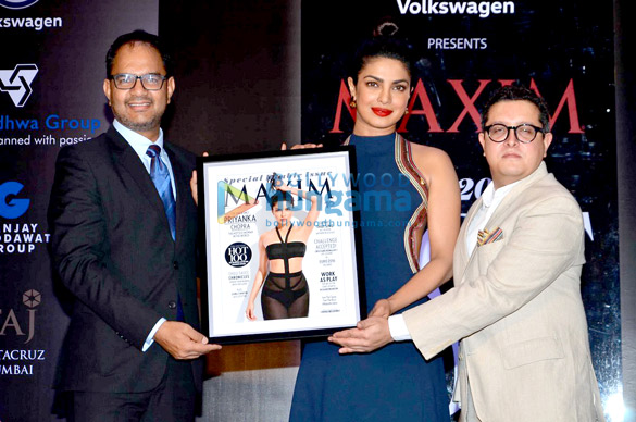 priyanka at the launch of maxim india cover 3