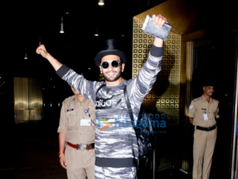 Ranveer Singh arrives back from Paris 'Befikre' schedule