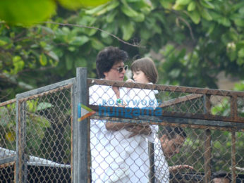 Shah Rukh Khan & AbRam Khan snapped on the occasion of Eid