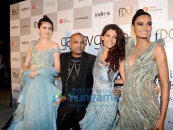 Saiyami Kher walks the ramp for Gaurav Gupta at the Couture week