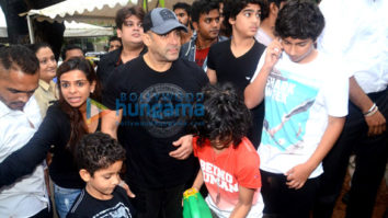 Salman Khan snapped planting trees around Mumbai
