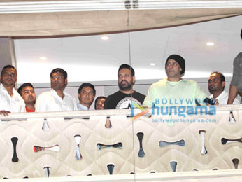 Salman Khan waves and greets his admirers on Eid in Mumbai