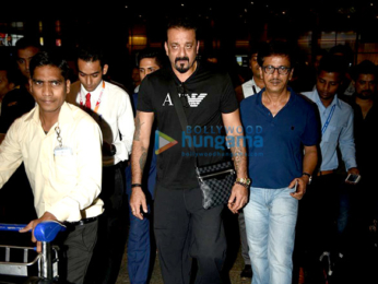 Sanjay Dutt & Manyata Dutt return from Dubai