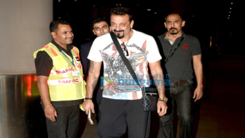 Sanjay Dutt returns from Colombo