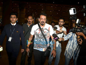Sanjay Dutt returns from Colombo