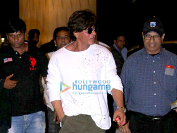 Shah Rukh Khan departs for Munich