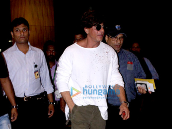 Shah Rukh Khan departs for Munich