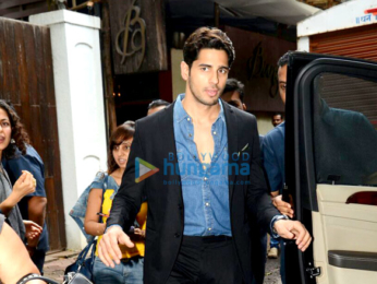 Sidharth Malhotra, Katrina Kaif, Karan Johar & Farhan Akhtar snapped at 'Baar Baar Dekho' promotional shoot