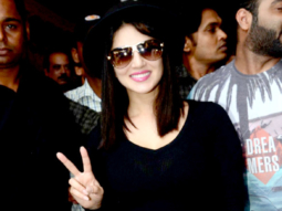 Sunny Leone & Arbaaz Khan snapped on the sets of ‘Tera Intezaar’