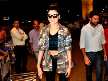 Urvashi Rautela departs to attend the SIIMA Awards in Singapore