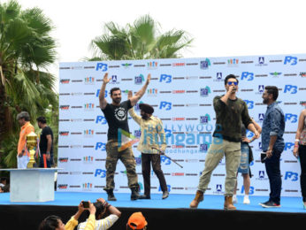 Varun Dhawan, Jacqueline Fernandez & John Abraham promote their film 'Dishoom' in New Delhi