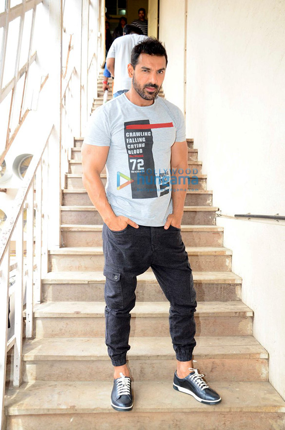varun dhawan john abraham snapped at dishoom promotions 2