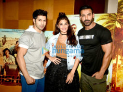 Varun Dhawan, Jacqueline Fernandez & John Abraham at ‘Dishoom’ promotions