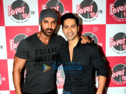 Varun Dhawan & John Abraham promote ‘Dishoom’ at Fever 104 FM