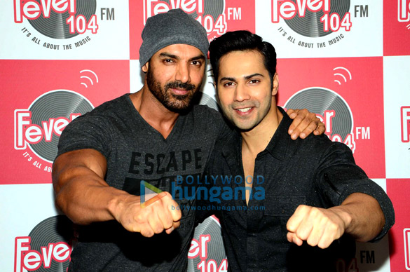 varun john promote dishoom at fever 104 fm 5