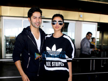 Varun Dhawan & Parineeti Chopra snapped at the airport