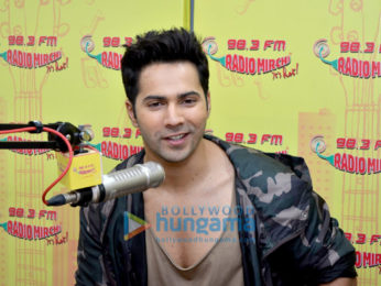 Varun Dhawan & Raftaar promote 'Dishoom' at 98.3 FM Radio Mirchi