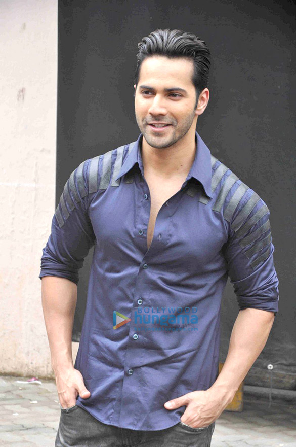 Varun Dhawan snapped during ‘Dishoom’ promotions