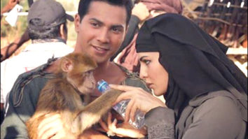 Check out: Jacqueline Fernandez and Varun Dhawan with monkey Coco
