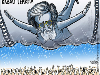 Bollywood Toons: Rajinikanth’s Kabali leaked!