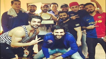 Check out: Ranbir Kapoor poses with his team after winning the charity football match