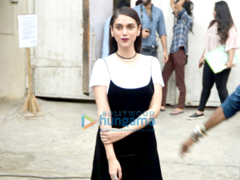 Aditi Rao Hydari snapped post chat show shoot for 'Colors Infinity'