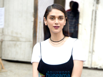 Aditi Rao Hydari snapped post chat show shoot for 'Colors Infinity'