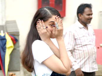 Aditi Rao Hydari snapped post chat show shoot for 'Colors Infinity'