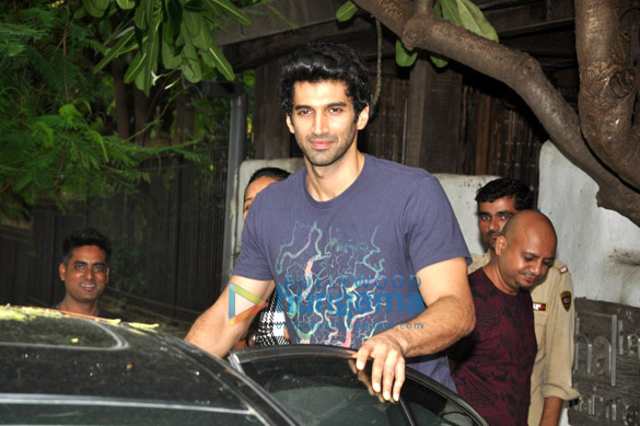 aditya snapped post session at hakims salon 4