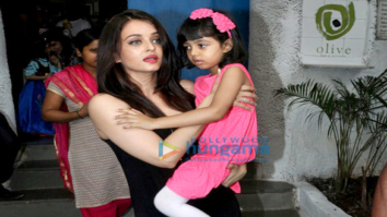 Aishwarya Rai Bachchan, Aaradhya Bachchan & Vidya Balan snapped at Vidya’s sister’s kid’s birthday bash