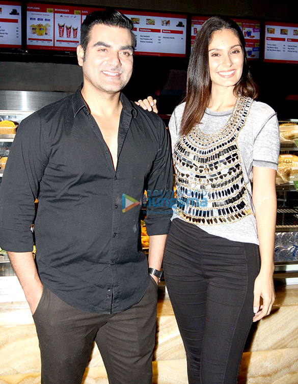 arbaaz khan bruna abdullah launch the trailer of yea toh two much ho gayaa 3