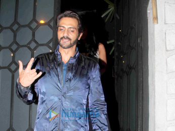 Arjun Rampal snapped post dinner with his family at The Korner House