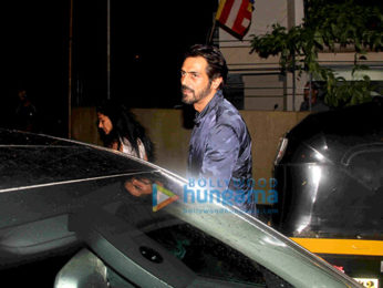 Arjun Rampal snapped post dinner with his family at The Korner House