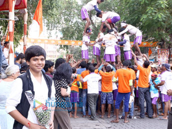 Ayush Khedekar visits dahi-handi pandal in Andheri to promote 'Ek Tha Hero'