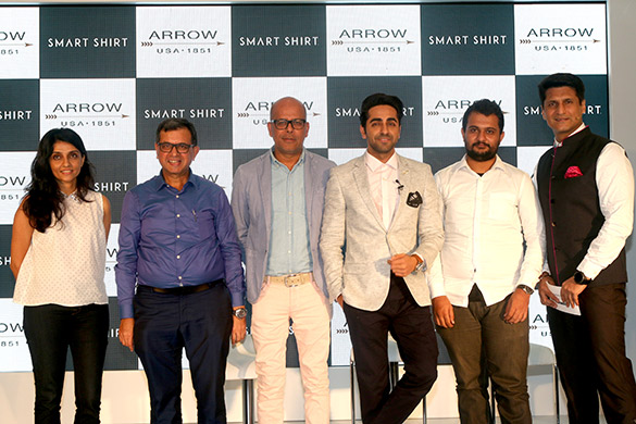 Ayushmann Khurrana unveils Arrow’s India’s first Smart Shirt Ayushmann Khurrana unveils Arrow’s India’s first Smart Shirt