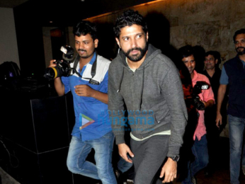 Farhan Akhtar, Ritesh Sidhwani & Sanjay Kapoor snapped at Lightbox