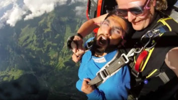 Watch: Ranveer Singh goes skydiving in Switzerland