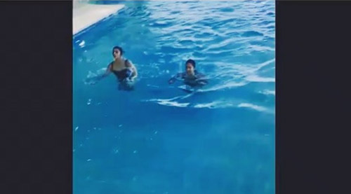Watch: Alia Bhatt and Katrina Kaif indulge in pool aerobics