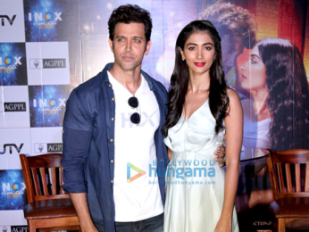 Hrithik Roshan & Pooja Hegde at 'Mohenjo Daro' promotions at Inox