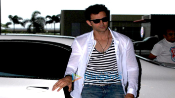 Hrithik Roshan & Pooja Hegde leave for Hyderabad to promote ‘Mohenjo Daro’