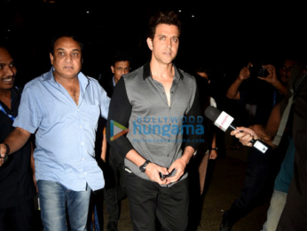 Hrithik Roshan snapped at the airport returning from Hyderabad