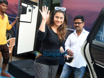 Kajol & Mickey Contractor snapped post a chat show shoot for Colors Infinity