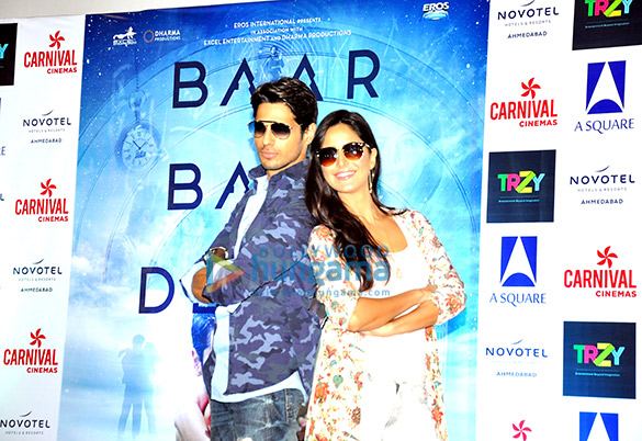 Katrina Kaif & Sidharth Malhotra promote ‘Baar Baar Dekho’ at Carnival Cinemas in Ahmedabad